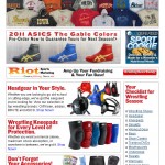 Online Sports Retailer Marketing Email