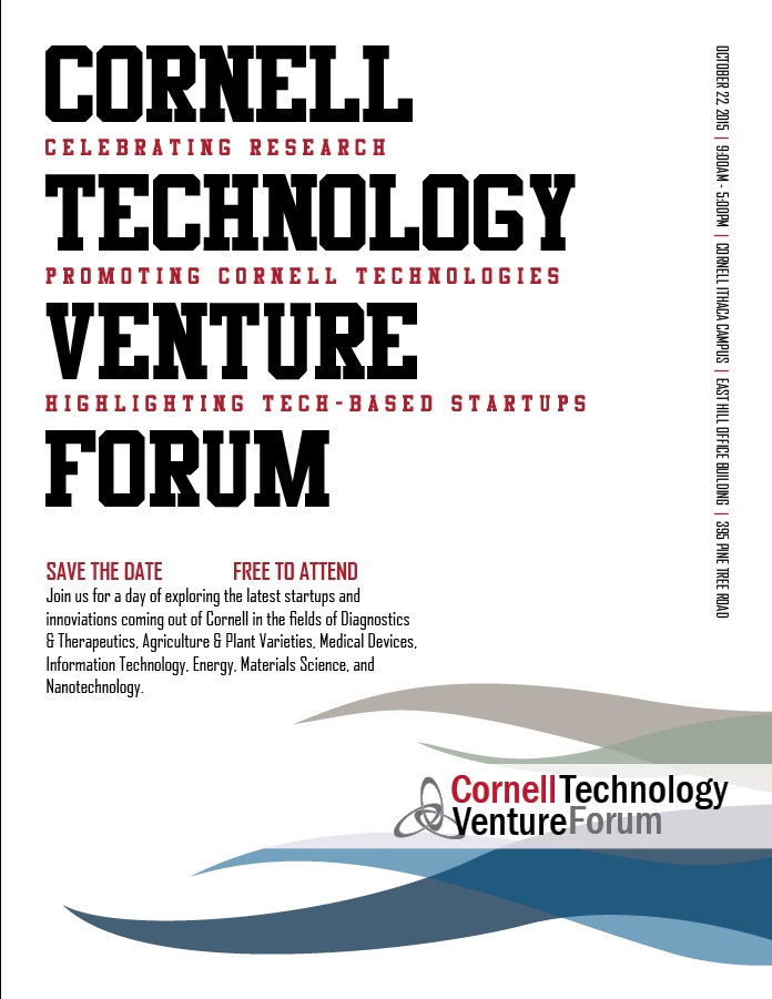 Cover for the 2015 Cornell Technology Venture Forum